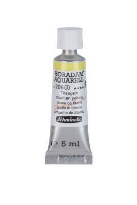 Schmincke Horadam Aquarell Watercolor 5 Ml Tube 206 Titanium Yellow