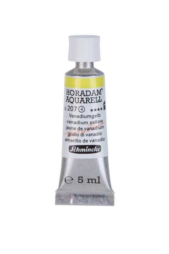 Schmincke Horadam Aquarell Watercolor 5 Ml Tube 207 Vanadium Yellow - 1
