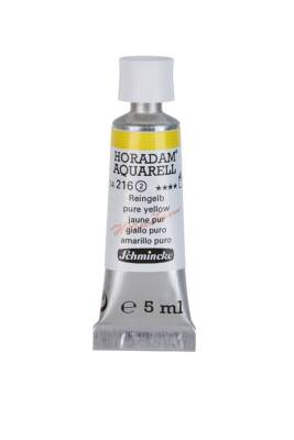 Schmincke Horadam Aquarell Watercolor 5 Ml Tube 216 Pure Yellow