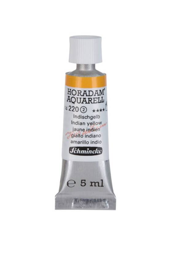 Schmincke Horadam Aquarell Watercolor 5 Ml Tube 220 Indian Yellow - 1