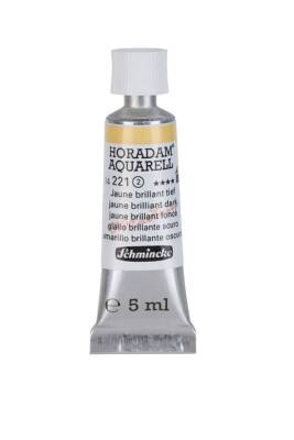 Schmincke Horadam Aquarell Watercolor 5 Ml Tube 221 Jaune Brilliant Dark