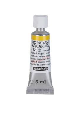 Schmincke Horadam Aquarell Watercolor 5 Ml Tube 225 Cadmium Yellow Middle