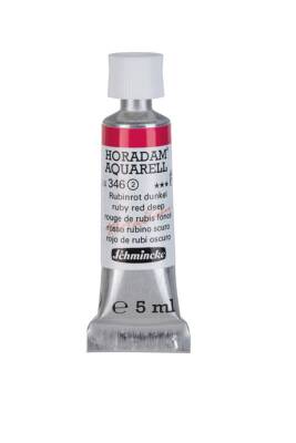 Schmincke Horadam Aquarell Watercolor 5 Ml Tube 346 Ruby Red Deep