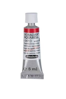 Schmincke Horadam Aquarell Watercolor 5 Ml Tube 347 Cadmium Red Middle