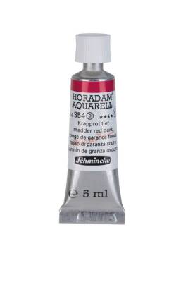 Schmincke Horadam Aquarell Watercolor 5 Ml Tube 354 Madder Red Dark