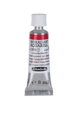 Schmincke Horadam Aquarell Watercolor 5 Ml Tube 355 Transparent Red Deep