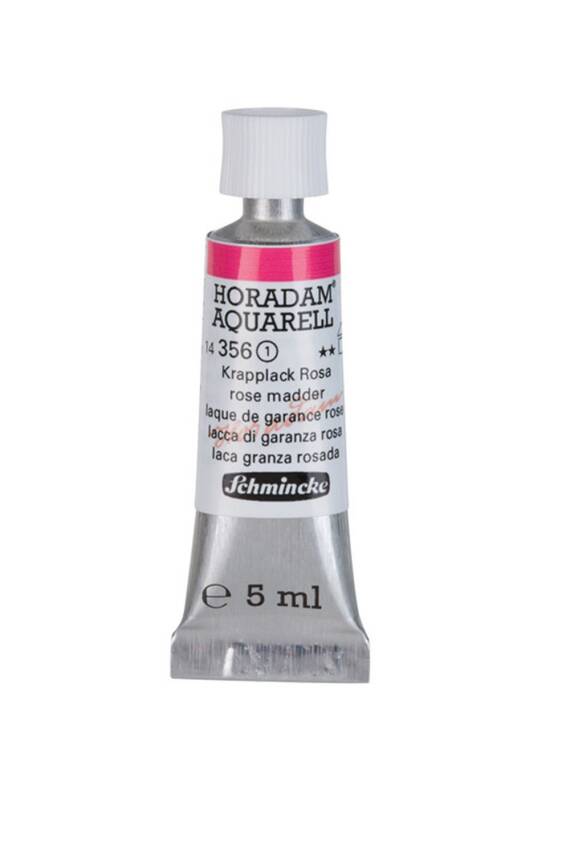 Schmincke Horadam Aquarell Watercolor 5 Ml Tube 356 Rose Madder - 1