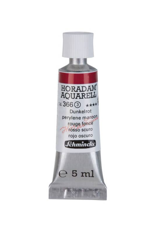 Schmincke Horadam Aquarell Watercolor 5 Ml Tube 366 Perylene Maroon - 1