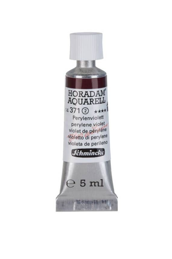 Schmincke Horadam Aquarell Watercolor 5 Ml Tube 371 Perylene Violet - 1