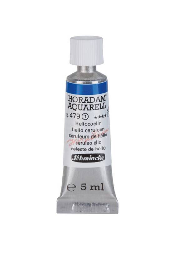Schmincke Horadam Aquarell Watercolor 5 Ml Tube 479 Helio Cerulean - 1