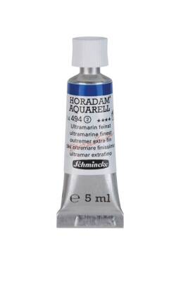 Schmincke Horadam Aquarell Watercolor 5 Ml Tube 494 Ultramarine Finest