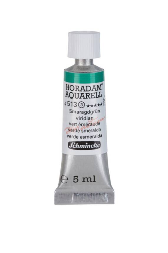 Schmincke Horadam Aquarell Watercolor 5 Ml Tube 513 Viridian - 1