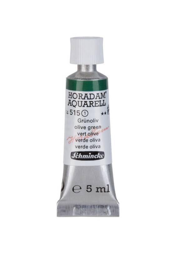 Schmincke Horadam Aquarell Watercolor 5 Ml Tube 515 Olive Green - 1