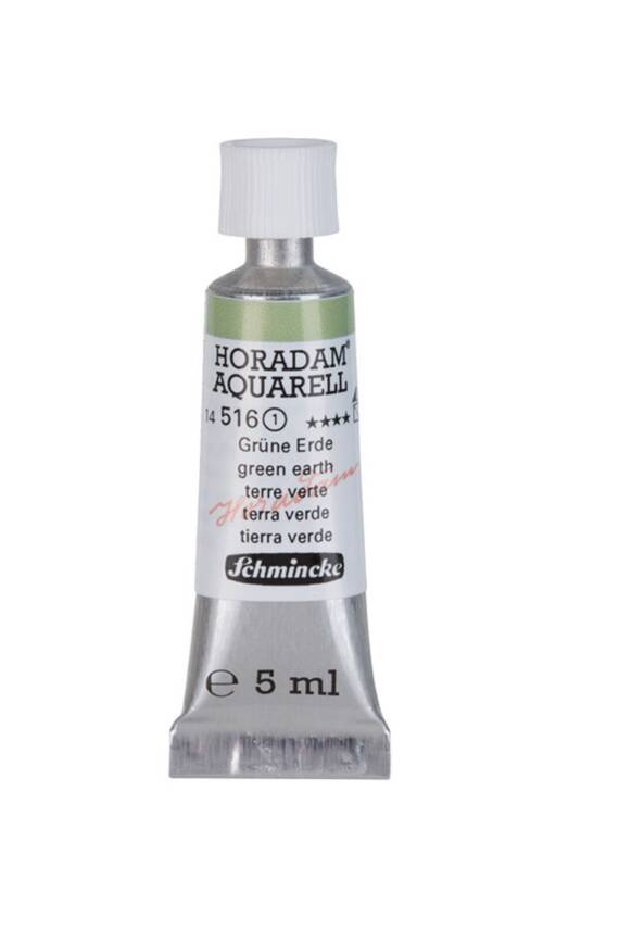 Schmincke Horadam Aquarell Watercolor 5 Ml Tube 516 Green Earth - 1