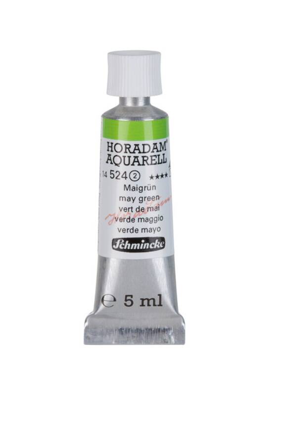 Schmincke Horadam Aquarell Watercolor 5 Ml Tube 524 May Green - 1