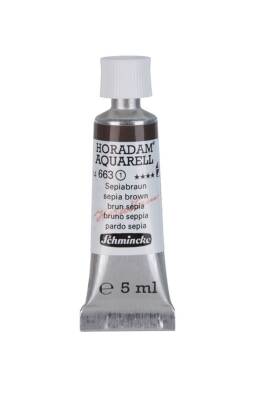Schmincke Horadam Aquarell Watercolor 5 Ml Tube 663 Sepia Brown
