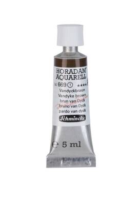 Schmincke Horadam Aquarell Watercolor 5 Ml Tube 669 Vandyke Brown