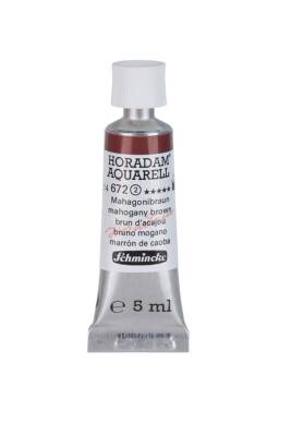 Schmincke Horadam Aquarell Watercolor 5 Ml Tube 672 Mahogany Brown