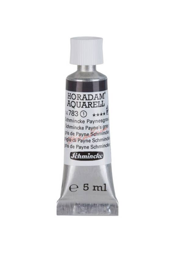 Schmincke Horadam Aquarell Watercolor 5 Ml Tube 783 Schmincke Payne'S Gray - 1