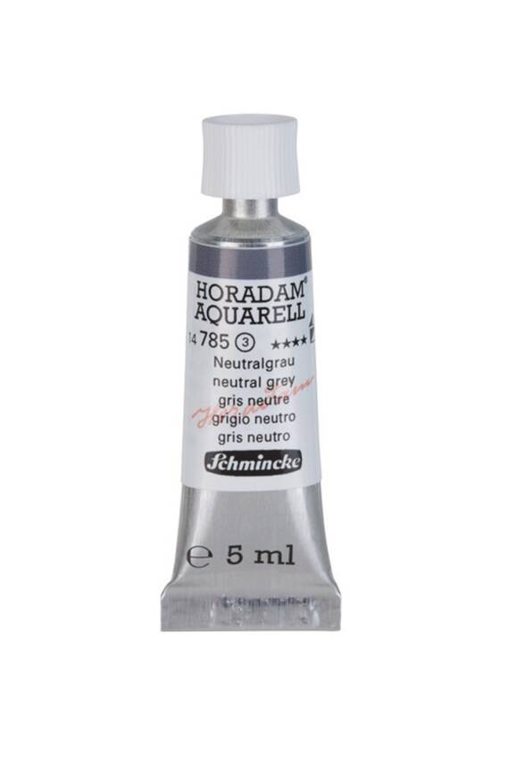 Schmincke Horadam Aquarell Watercolor 5 Ml Tube 785 Neutral Gray - 1