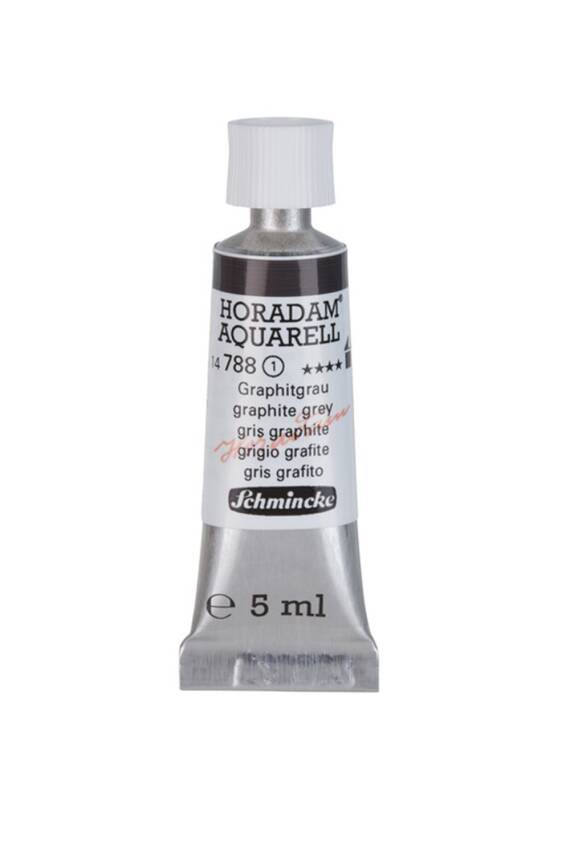 Schmincke Horadam Aquarell Watercolor 5 Ml Tube 788 Graphite Gray - 1