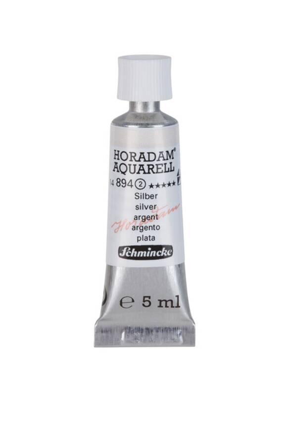 Schmincke Horadam Aquarell Watercolor 5 Ml Tube 894 Silver - 1