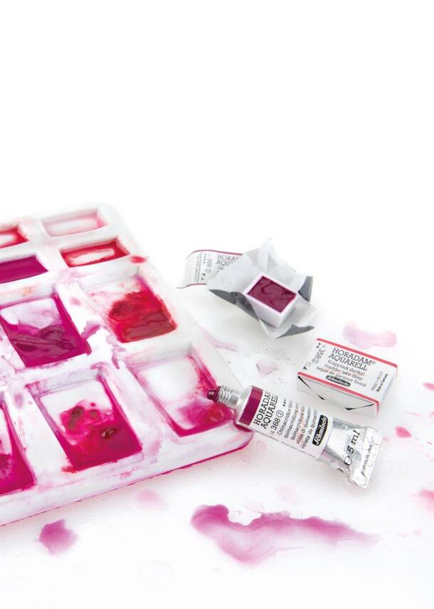 Schmincke Horadam Aquarell Wooden Box Artist Watercolour Set 140 Colour Half Pan - 3