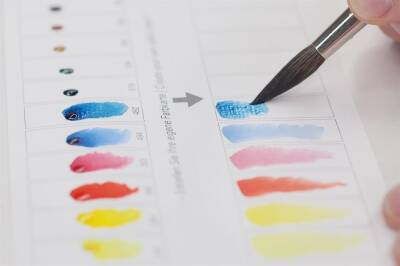 Schmincke Horadam Aquarell Wooden Box Artist Watercolour Set 140 Colour Half Pan - 5