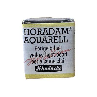 Schmincke Horadam Aquarell Yaldız Sulu Boya Yarım Tablet 994 Yellow Light Pearl