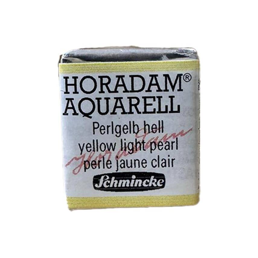 Schmincke Horadam Aquarell Yaldız Sulu Boya Yarım Tablet 994 Yellow Light Pearl - 1