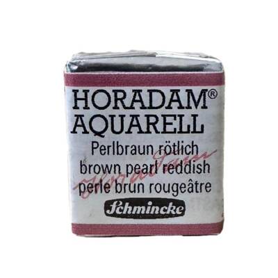 Schmincke Horadam Aquarell Yaldız Sulu Boya Yarım Tablet 997 Brown Pearl Reddish