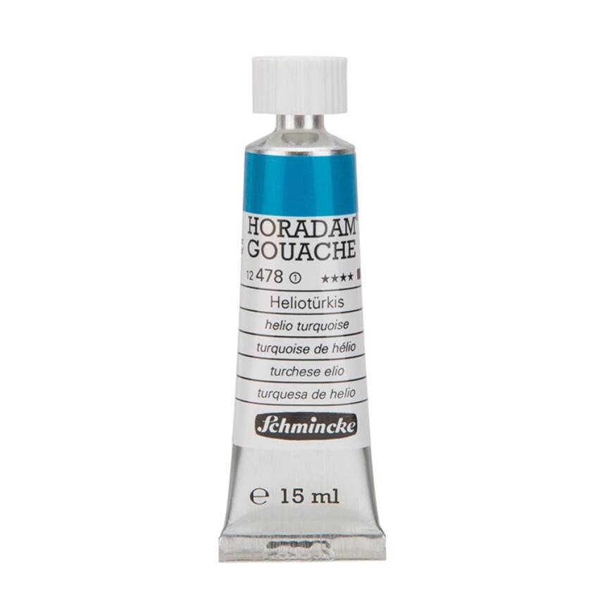 Schmincke Horadam Artist Gouache 15 ml Series 1 478 Helio Turquoise - 1