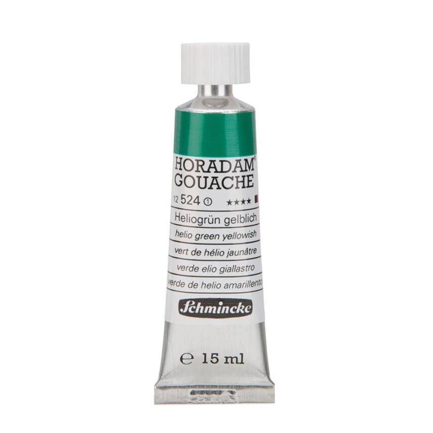 Schmincke Horadam Artist Gouache 15 ml Series 1 524 Helio Green Yellowish - 1