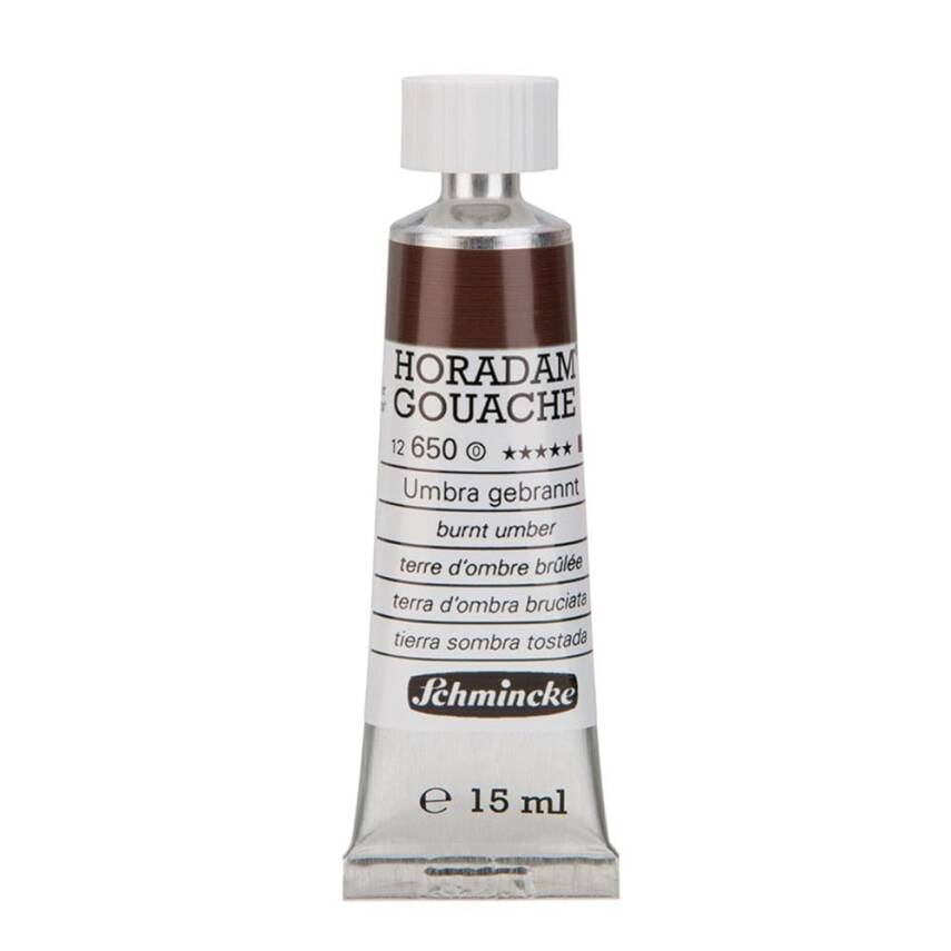 Schmincke Horadam Artist Gouache 15 ml Series 1 650 Burnt Umber - 1
