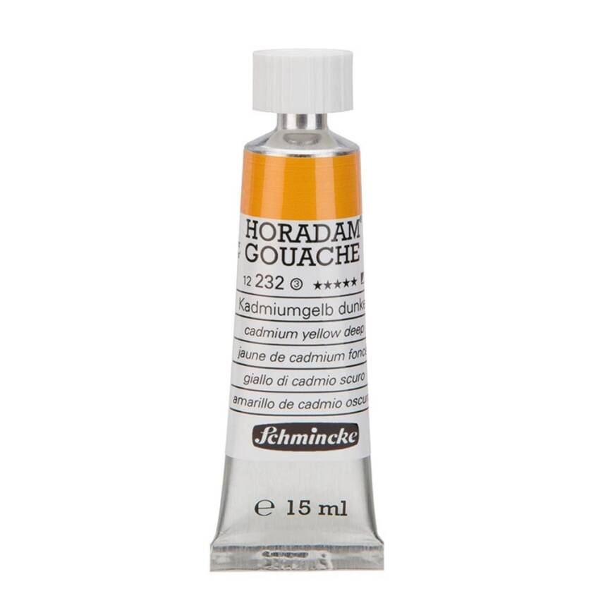 Schmincke Horadam Artist Gouache 15 ml Series 3 232 Cadmium Yellow Deep - 1