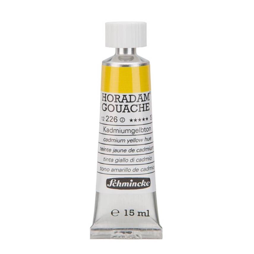 Schmincke Horadam Artist Gouache Paint 15 ml Series 2 226 Cadmium Yellow Hue - 1