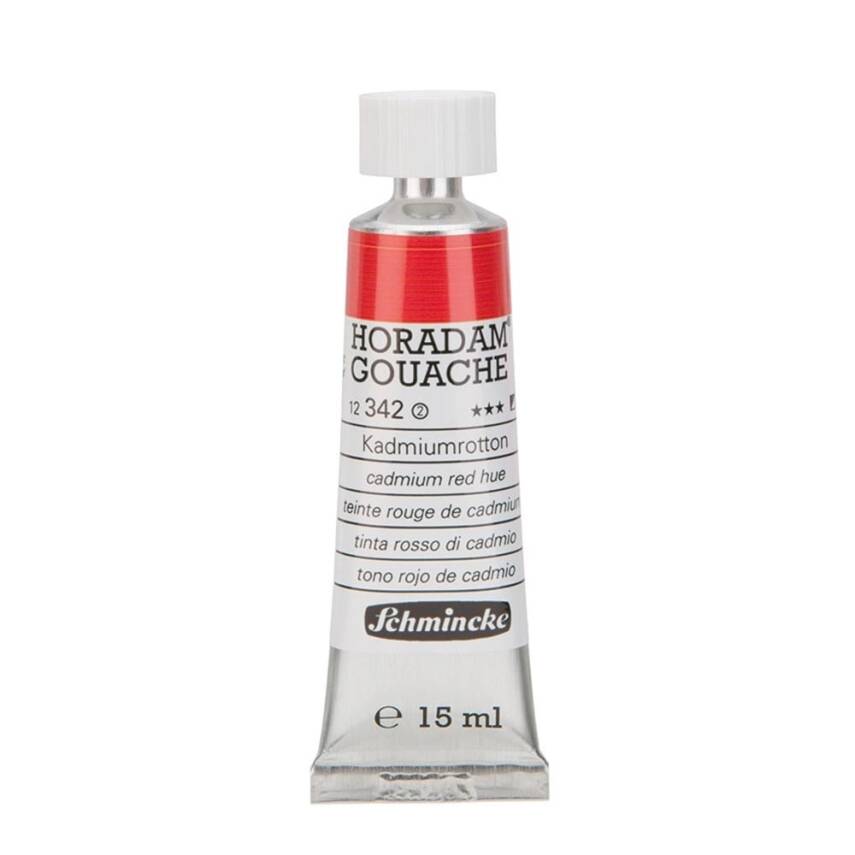 Schmincke Horadam Artist Gouache Paint 15 ml Series 2 342 Cadmium Red Hue - 1