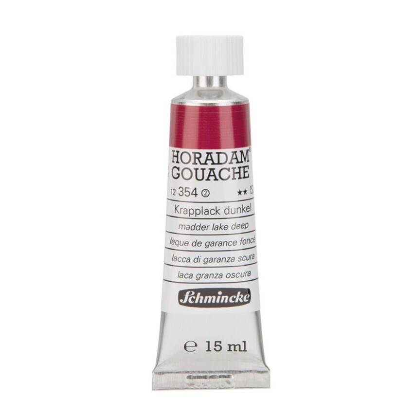 Schmincke Horadam Artist Gouache Paint 15 ml Series 2 354 Madder Lake Deep - 1