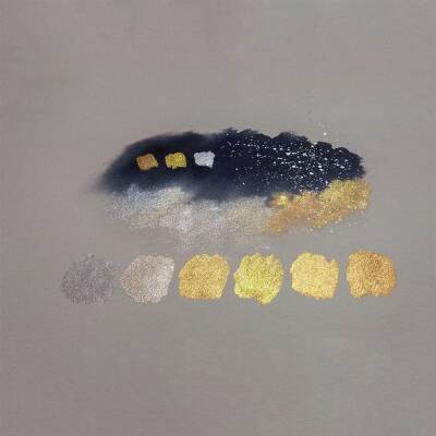 Schmincke Horadam Gilding Watercolor Set of 6 Half Pan - 3