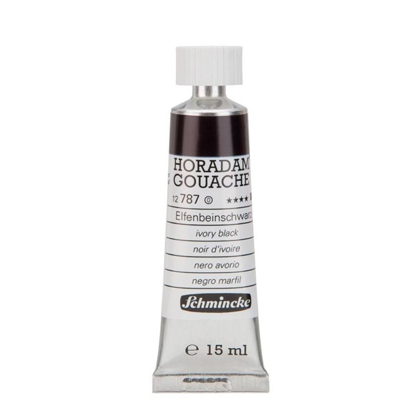 Schmincke Horadam Artist Guaj Boya 15 ml 787 Ivory Black Seri 1  - 1