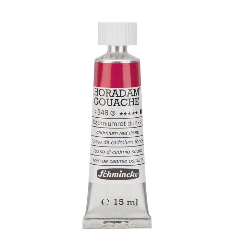 Schmincke Horadam Artist Guaj Boya 15 ml 348 Cadmium Red Deep Seri 3  - 1