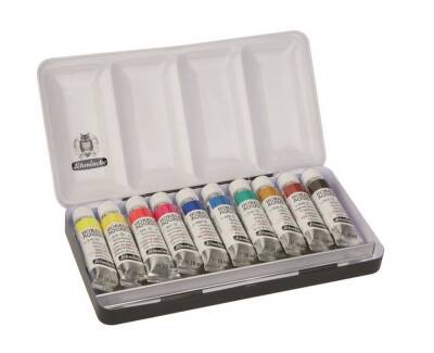 Schmincke Horadam Metal Box Artist Watercolor Set, 10 x 15 ml - 2