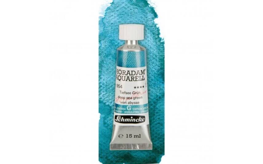 Schmincke Horadam Supegranulation Sulu Boya 15 ml 954 Deep Sea Green - 1