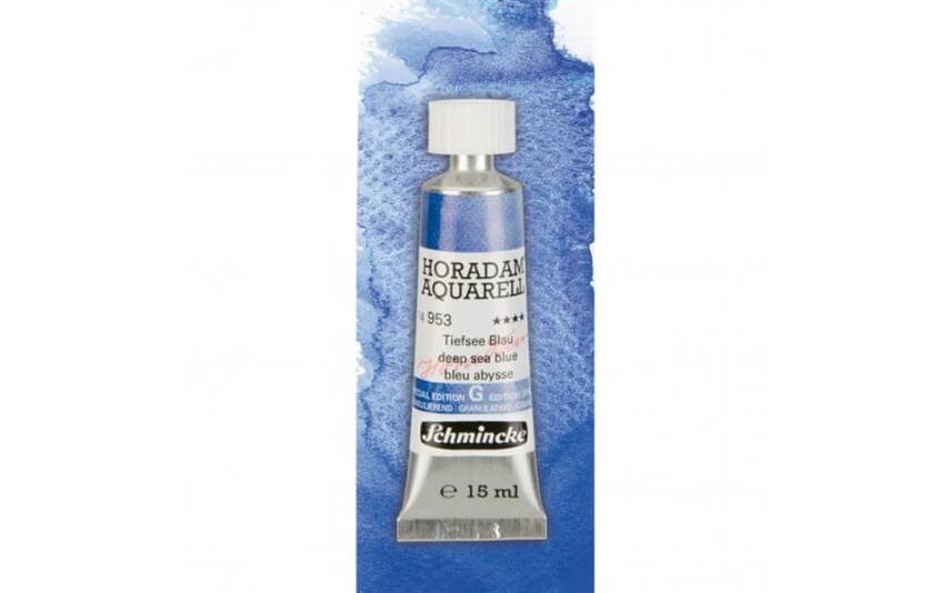 Schmincke Horadam Supegranulation Watercolor 15 ml 953 Deep Sea Blue - 1