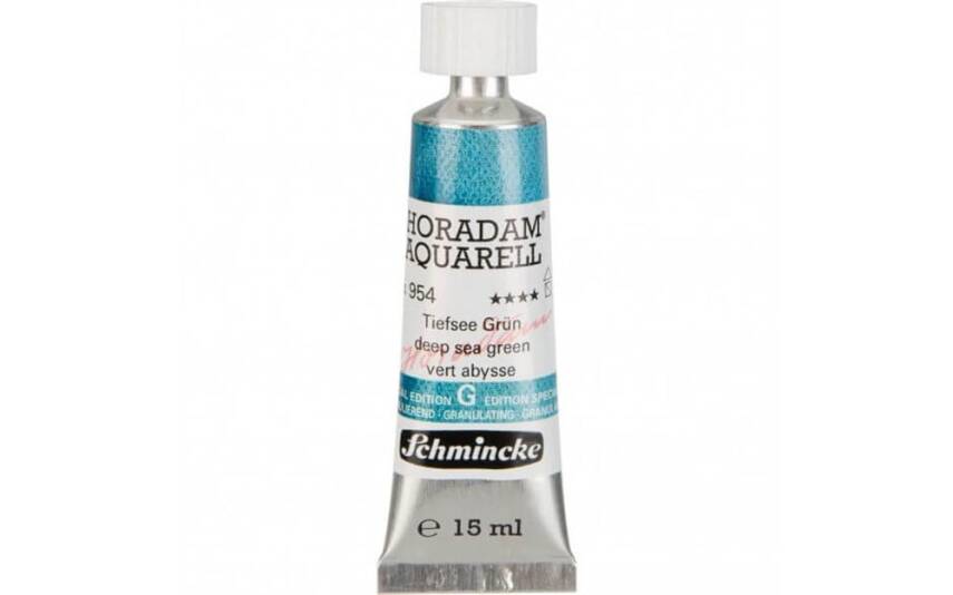 Schmincke Horadam Supegranulation Watercolor 15 ml 954 Deep Sea Green - 4