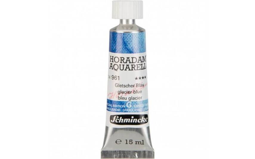 Schmincke Horadam Supegranulation Watercolor 15 ml 961 Glacier Blue - 4
