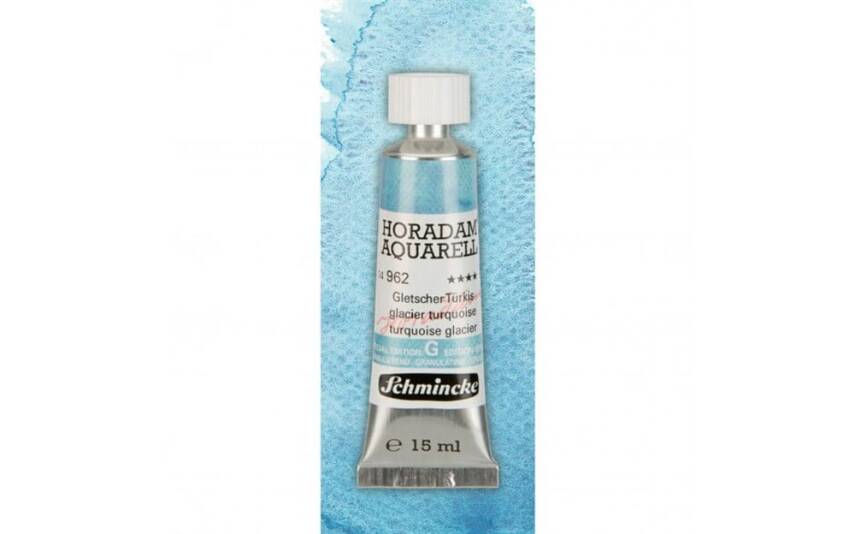 Schmincke Horadam Supegranulation Watercolor 15 ml 962 Glacier Turquoise - 1