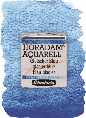 Schmincke Horadam Supergranulation Sulu Boya Glacier Blue 1/2 Tab. - 1