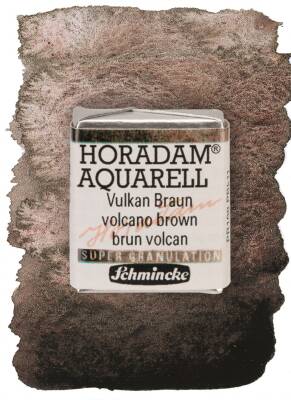 Schmincke Horadam Supergranulation Sulu Boya Volcano Brown 1/2 Tab. - 1