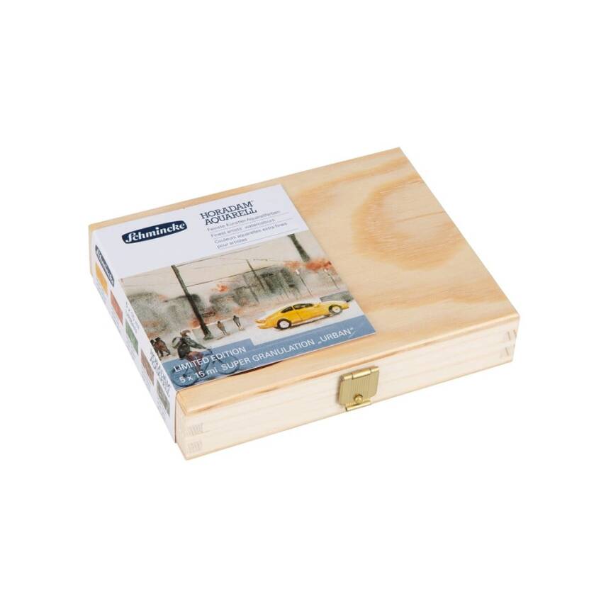 Schmincke Horadam Supergranulation Suluboya Urban Set Ahşap Kutu 5x15 ml - 4